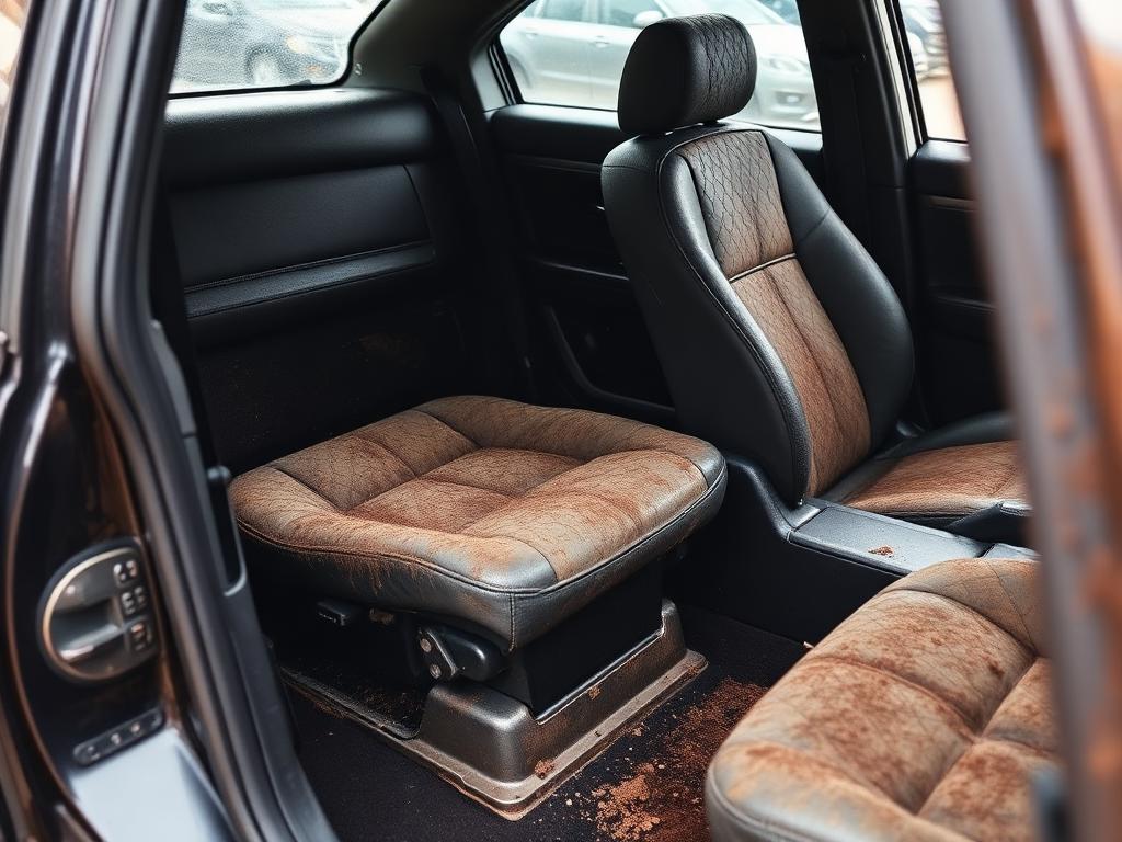 Interior before detailing in Black Eagle, Montana